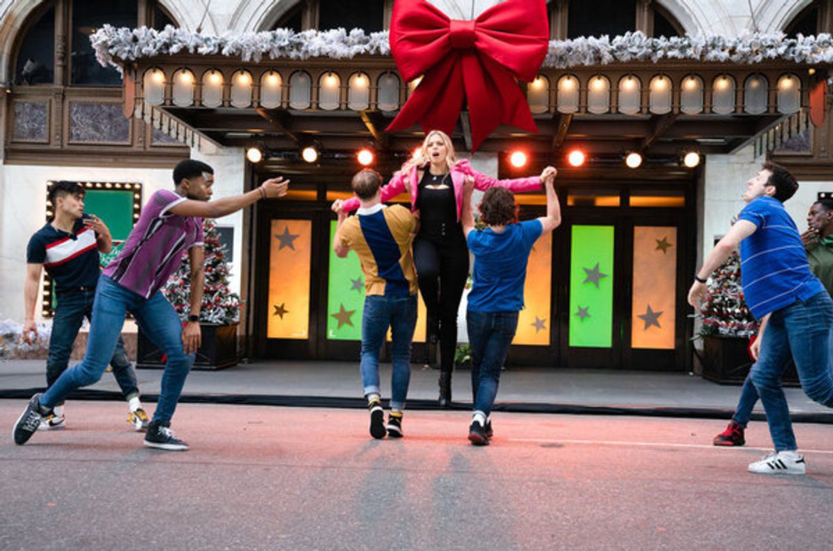 Cast of Mean Girls at The Casts of JAGGED LITTLE PILL, HAMILTON, MEAN GIRLS, and AIN'T TOO PROUD Perform at the MACY'S THANKSGIVING DAY PARADE