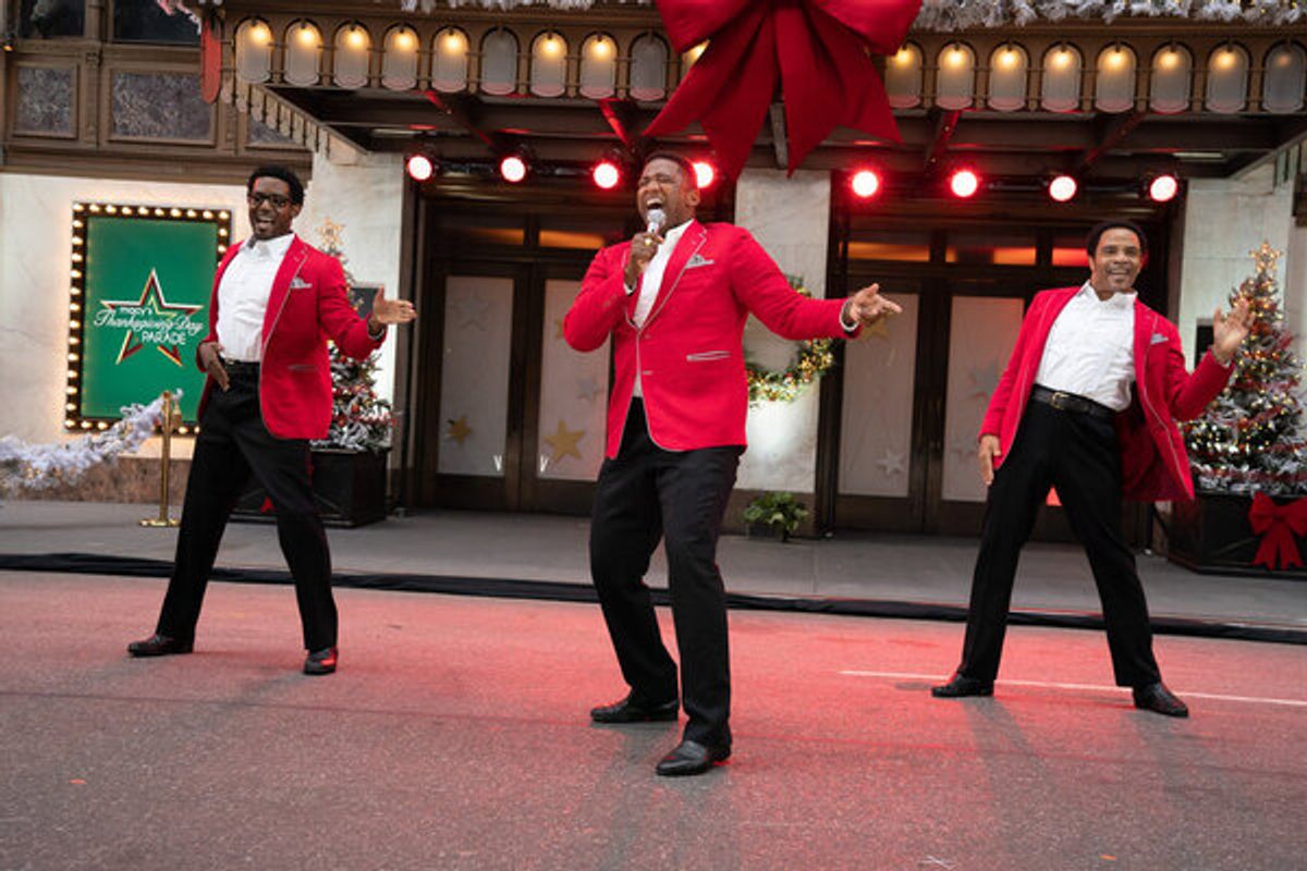Cast of Ain't Too Proud - The Life and Times of The Temptations at The Casts of JAGGED LITTLE PILL, HAMILTON, MEAN GIRLS, and AIN'T TOO PROUD Perform at the MACY'S THANKSGIVING DAY PARADE