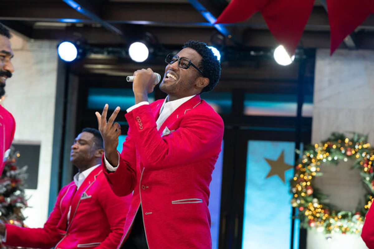 Cast of Ain't Too Proud - The Life and Times of The Temptations at The Casts of JAGGED LITTLE PILL, HAMILTON, MEAN GIRLS, and AIN'T TOO PROUD Perform at the MACY'S THANKSGIVING DAY PARADE