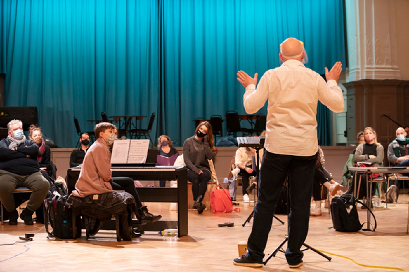 Photo Flash: Inside Rehearsal For A CHRISTMAS CAROL at the Dominion Theatre  Image