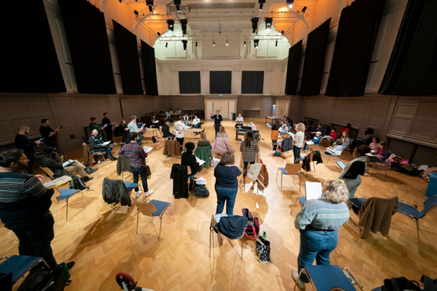 Photo Flash: Inside Rehearsal For A CHRISTMAS CAROL at the Dominion Theatre  Image