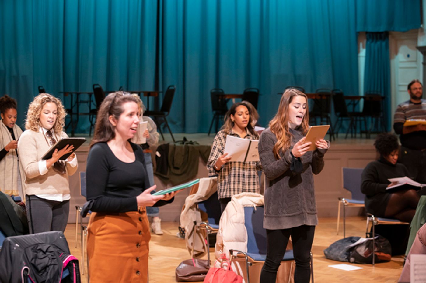 Photo Flash: Inside Rehearsal For A CHRISTMAS CAROL at the Dominion Theatre  Image