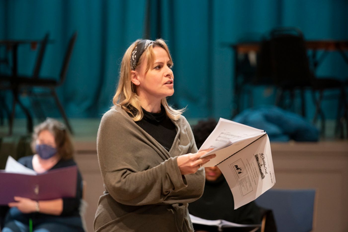 Photo Flash: Inside Rehearsal For A CHRISTMAS CAROL at the Dominion Theatre  Image