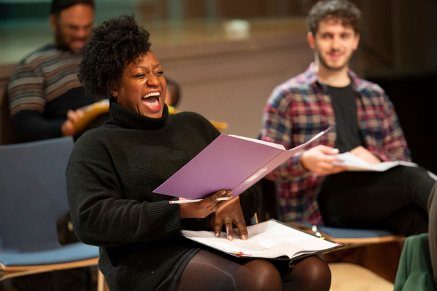 Photo Flash: Inside Rehearsal For A CHRISTMAS CAROL at the Dominion Theatre  Image