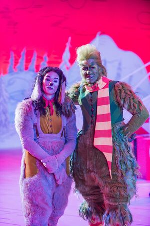 DR. SUESS' THE GRINCH MUSICAL -- Pictured: (l-r) Booboo Stewart as Young Max, Matthew Morrison as Grinch -- (Photo by: David Cotter/NBC) @ BroadwayWorld DR. SUESS' THE GRINCH MUSICAL -- Pictured: (l-r) Booboo Stewart as Young Max, Matthew Photo