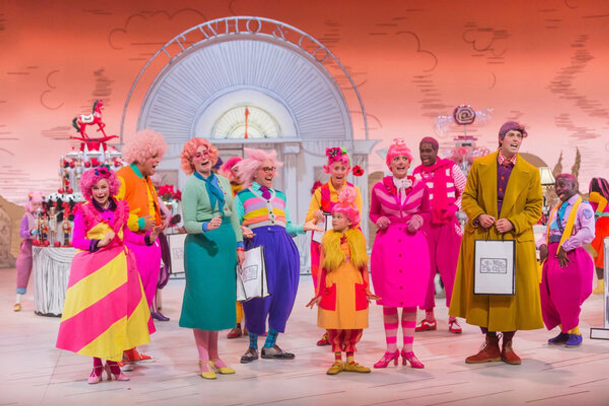 Ingram as Phyllis, Billy Nevers as Palm Springs, Genevieve Nicole as Auntie, Joseph Prouse as Buzz, Amelia Minto as Cindy Lou, Amy Ellen Richardson as Mama Who, Callum Train as Timey  at 