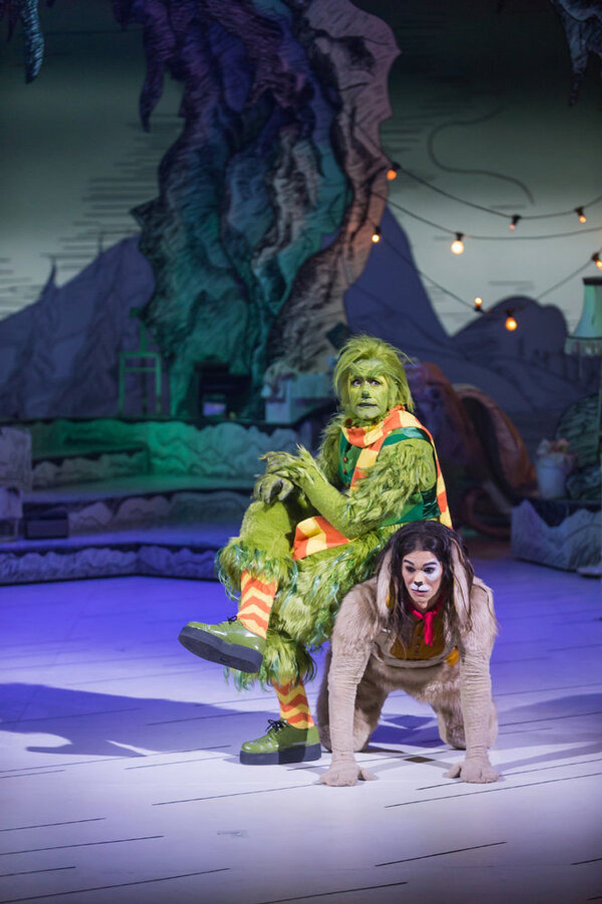 Matthew Morrison as Grinch, Booboo Stewart as Young Max  at 