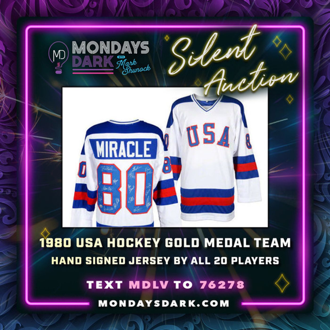 Celebrate 7 Years of Monday's Dark - Silent Auction Now Live! Celebrate 7 Years of Monday's Dark - Silent Auction Now Live! Image