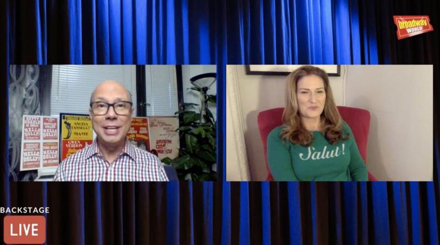 VIDEO: Ana Gasteyer Visits Backstage LIVE with Richard Ridge- Watch Now!  Image