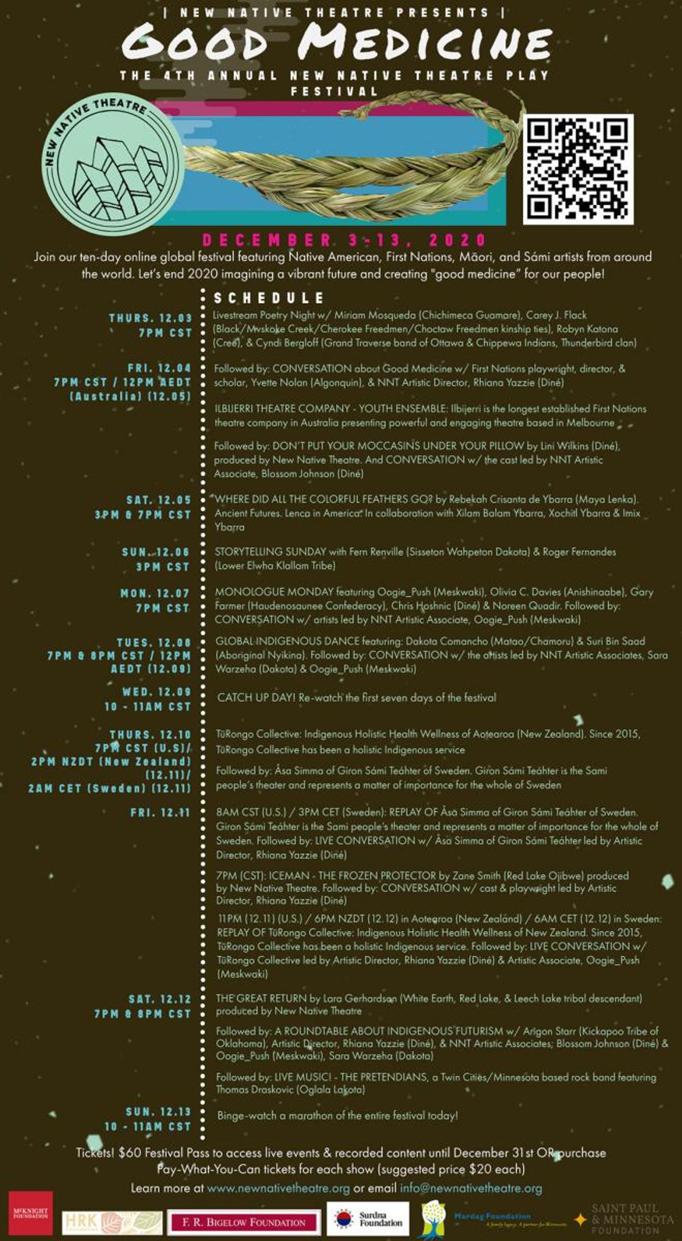 New Native Theatre Presents its Fourth Annual Play Festival: Good Medicine New Native Theatre Presents its Fourth Annual Play Festival: Good Medicine Image