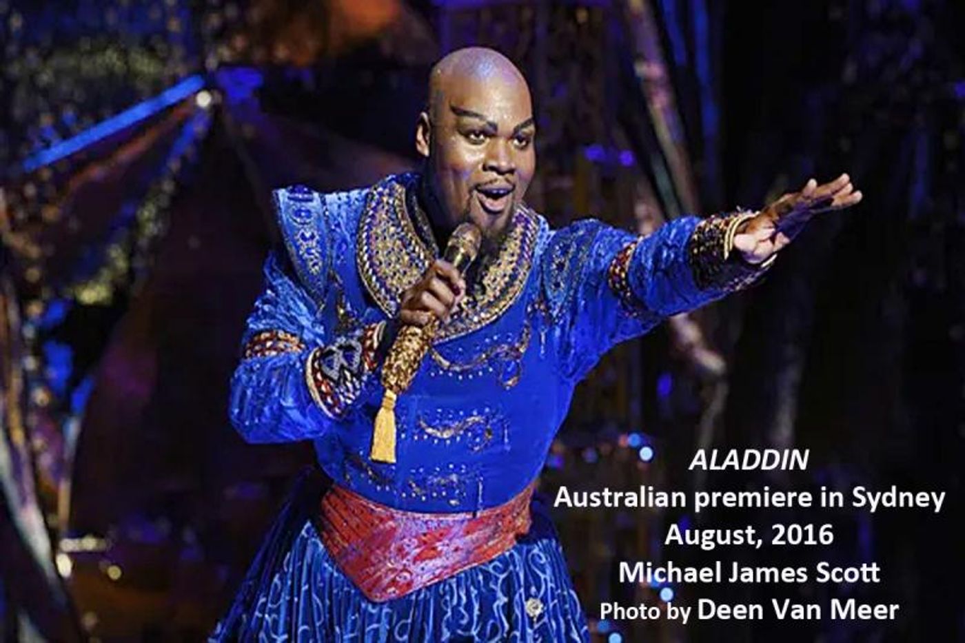 Interview: ALADDIN's Michael James Scott Being Fierce With Christmas  Image