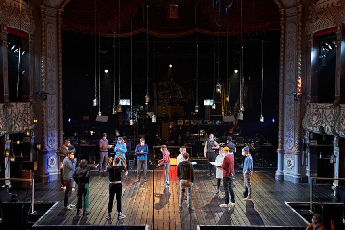 Cast at Go Inside Rehearsals for Old Vic: In Camera –A CHRISTMAS CAROL Starring Andrew Lincoln