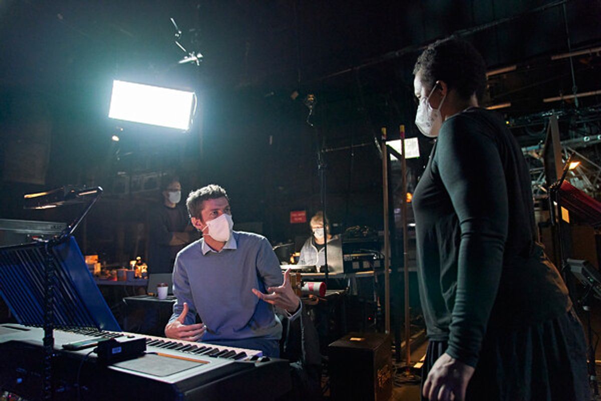 Laurie Perkins and Golda Rosheuvel  at 