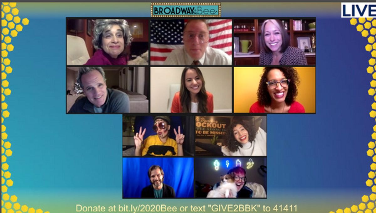 top row: Rebecca Feldman, Jay Reiss, Paige Davis  second row: Michael Park, Susie Carroll, Jessica Hooker-Bailey  third row: Sasha Hutchings and Afra Hines  fourth row: Lee Aaron Rosen and Cody Jamiso at 