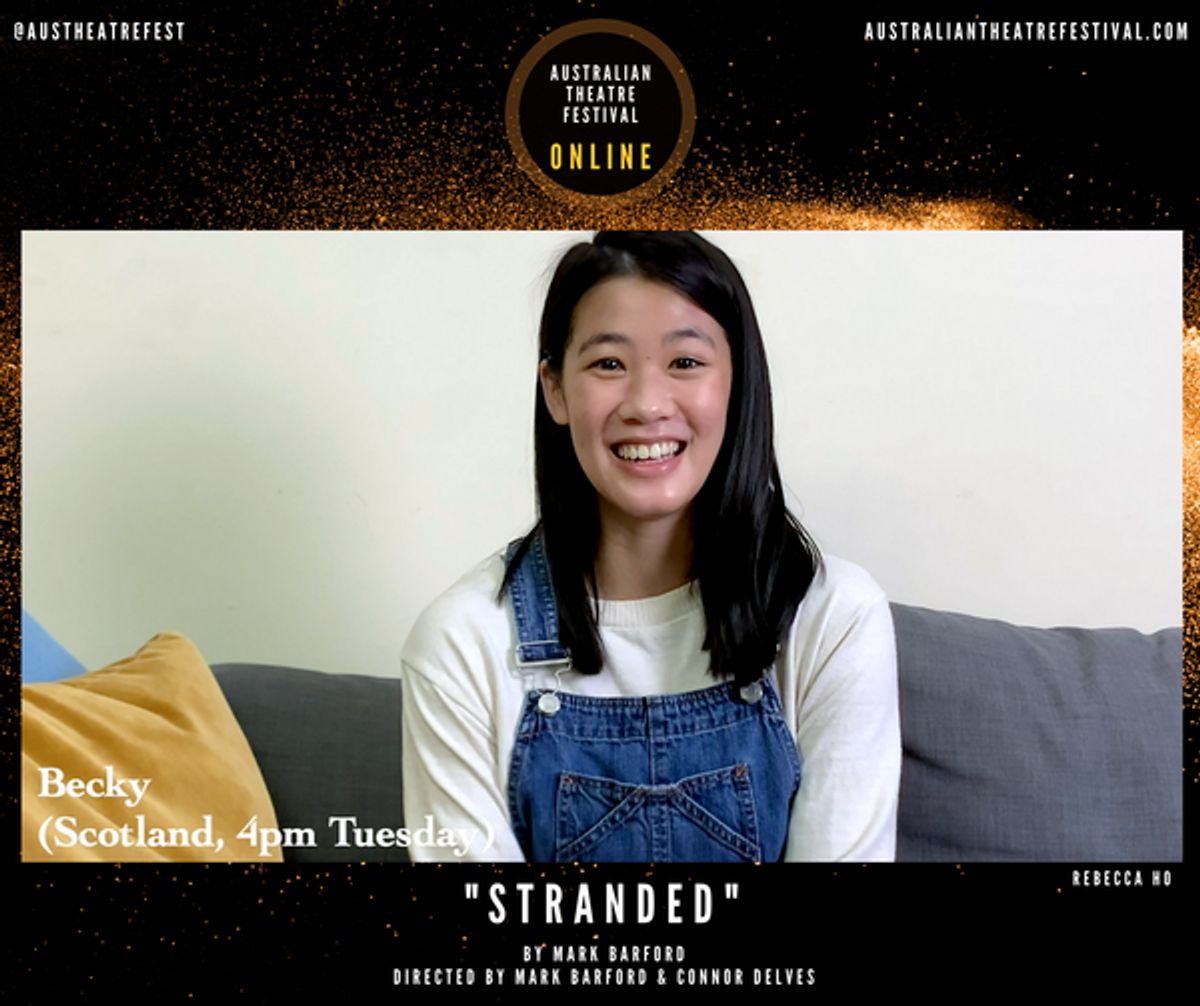 Stranded  by Mark Barford  Directed by Mark Barford and Connor Delves  Featuring Casey Bradley, Rose Cavanagh, Mark Dessaix, Madeleine Galea, Pia Hagen, Rebecca Ho, Carla Kissane, JD Martin & Emilio R at 