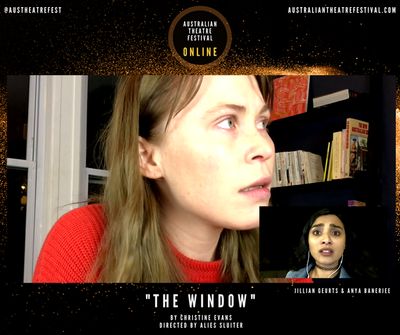 The Window  by Christine Evans  Directed by Alies Sluiter  Featuring Anya Banerjee &  Photo