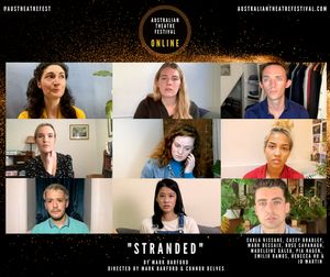 Stranded by Mark Barford Directed by Mark Barford and Connor Delves Featuring Casey Bradley, Rose Cavanagh, Mark Dessaix, Madeleine Galea, Pia Hagen, Rebecca Ho, Carla Kissane, JD Martin & Emilio R @ BroadwayWorld Stranded by Mark Barford Directed by Mark Barford and Connor Delves Featuring Case Photo