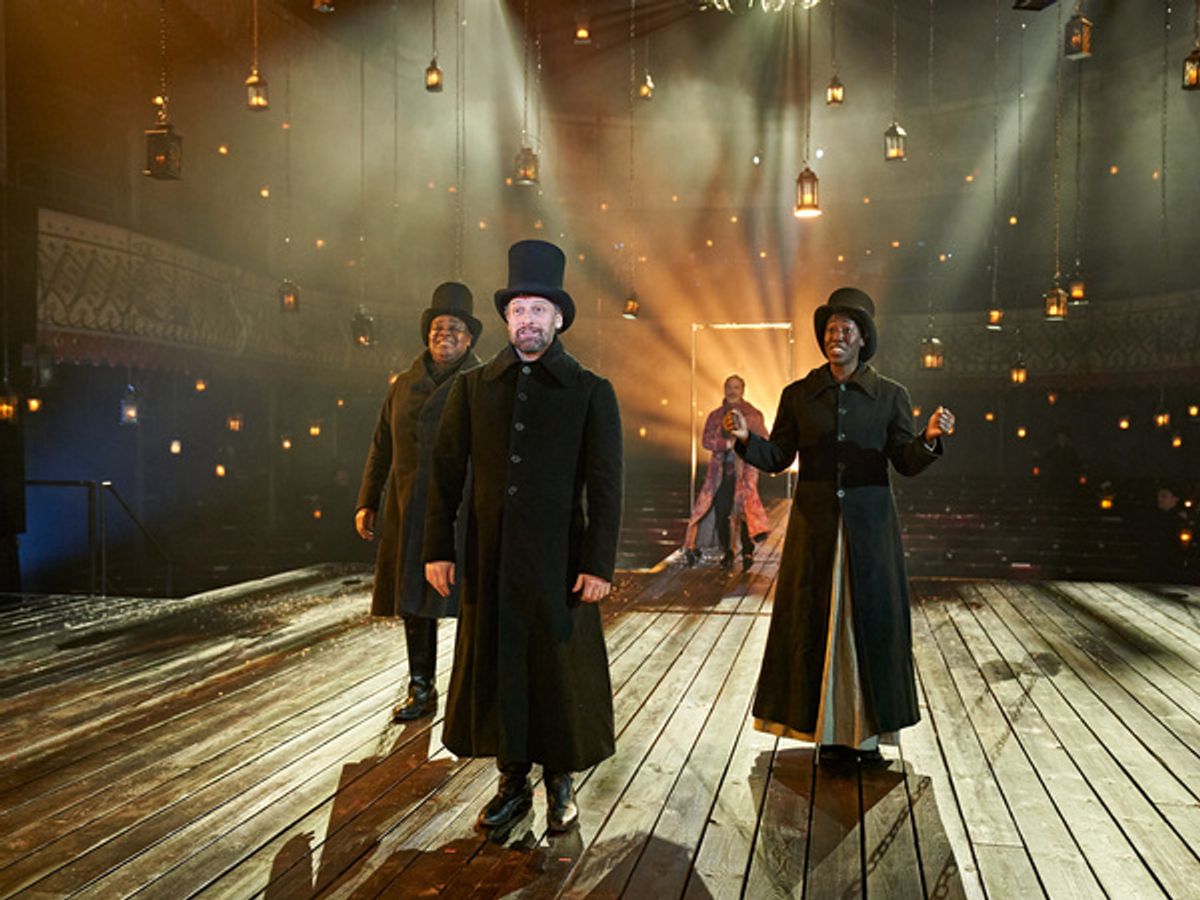 Clive Rowe, Michael Rouse and Andrew Lincoln at 