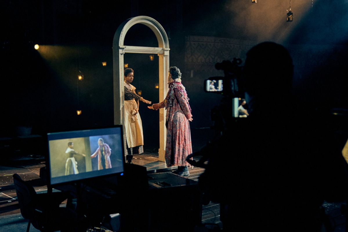 Gloria Obianyo and Andrew Lincoln at 