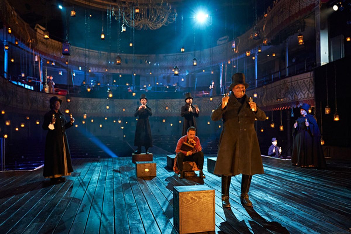The Cast at Check Out Production Shots of Old Vic: In Camera A CHRISTMAS CAROL Starring Andrew Lincoln