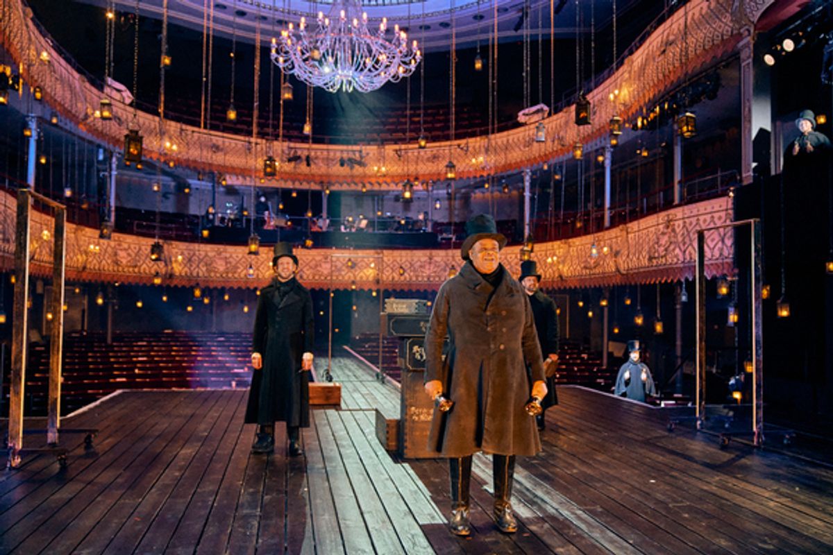 The Cast at Check Out Production Shots of Old Vic: In Camera A CHRISTMAS CAROL Starring Andrew Lincoln