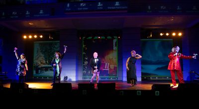 Jenny Kim-Godfrey, Ann Morrison, Peter Amster, Eileen Lymus, and Matthew McGee Photo