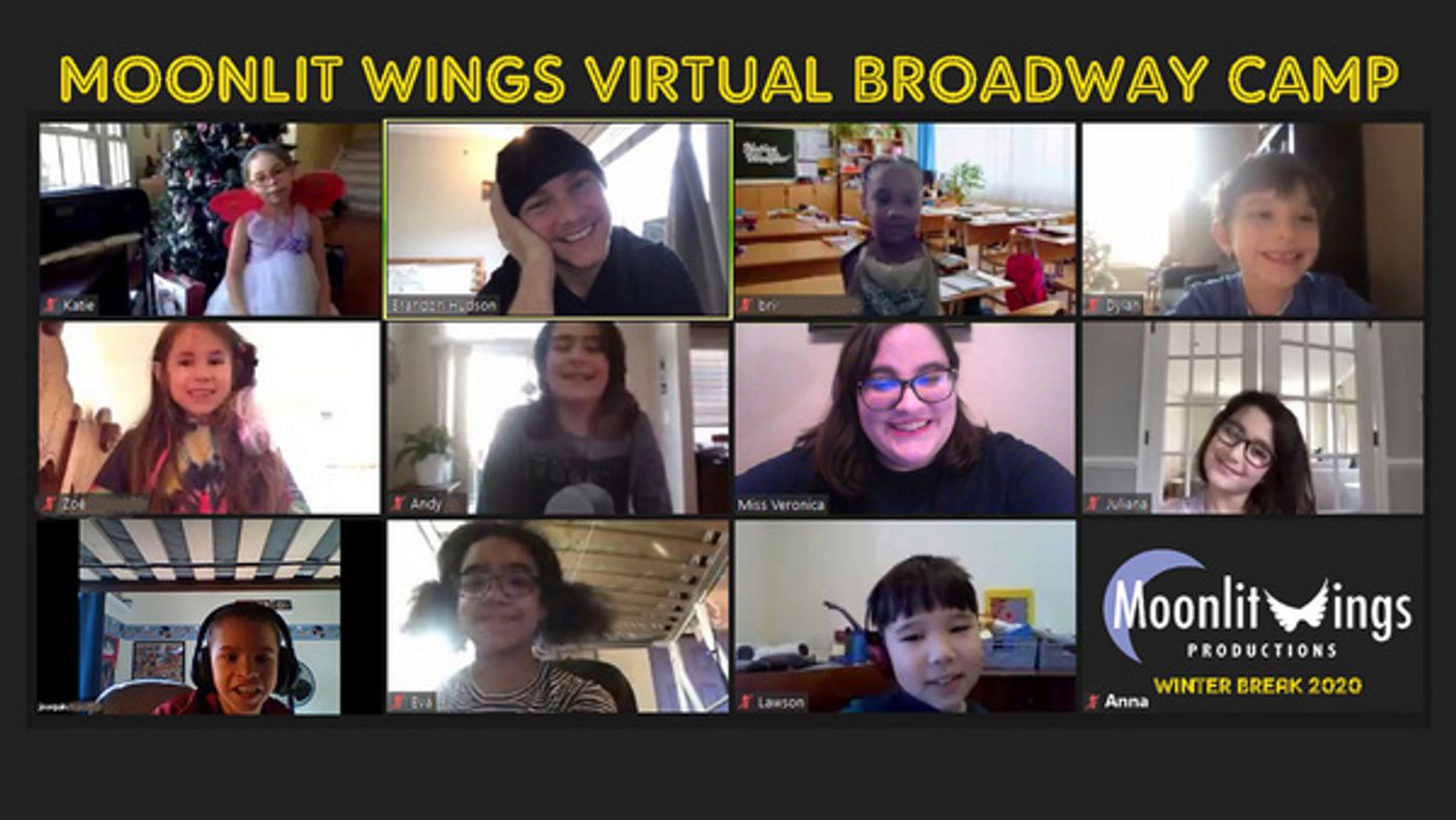 Moonlit Wing's Virtual Broadway Camp Wraps With Special Guest Broadway Performer Brandon Hudson  Image