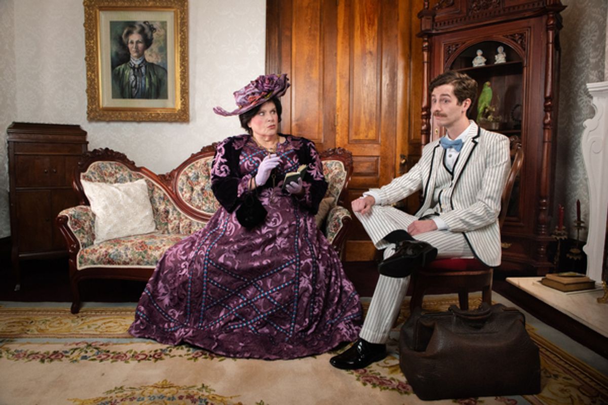 Marcie Jacobson and Alex Gunter at Hale Center Theater Orem Presents THE IMPORTANCE OF BEING EARNEST