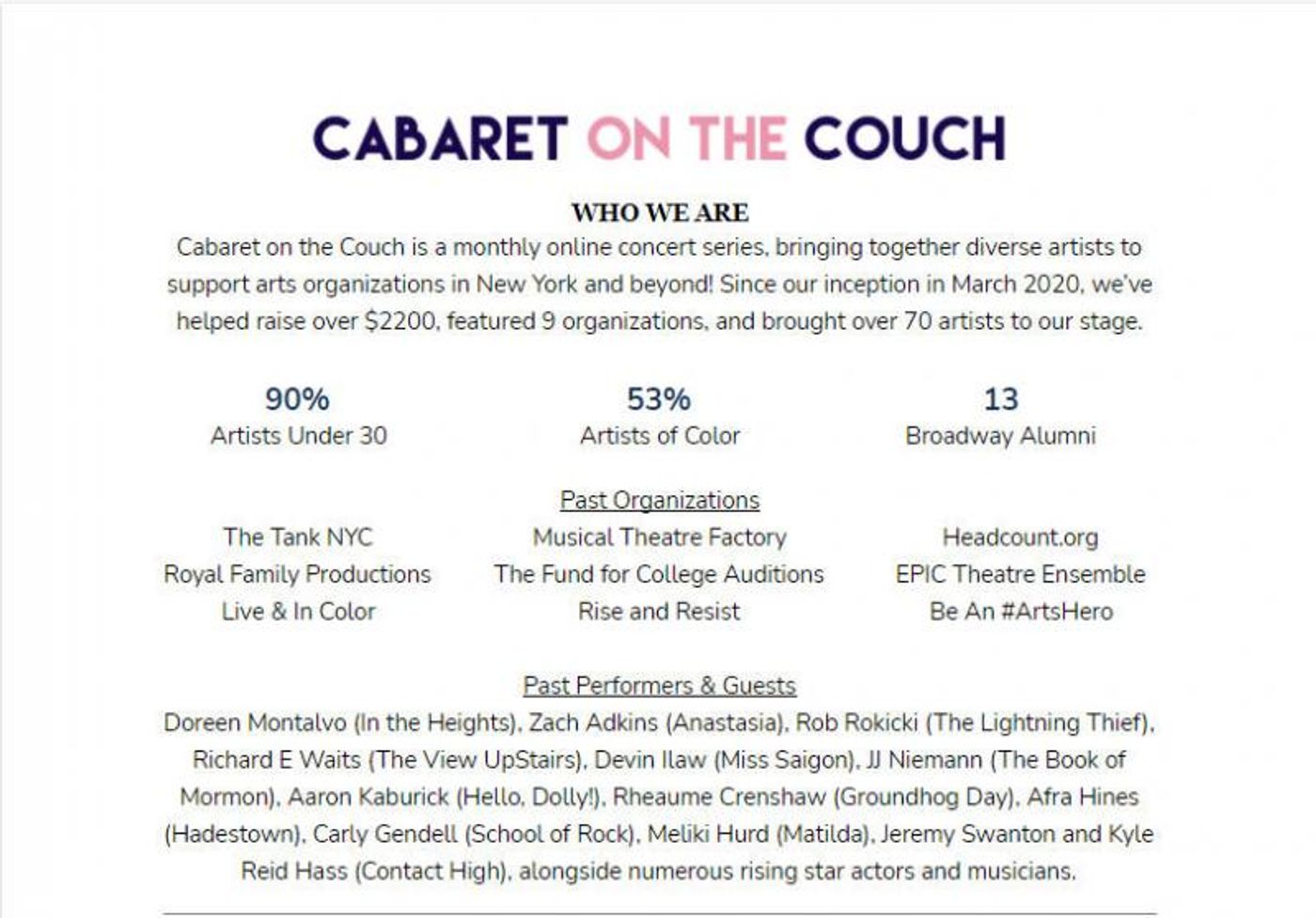 Interview: Ian McQueen of CABARET ON THE COUCH  Image