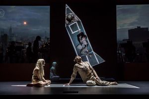 Michael C Hall, Sophia Anne Caruso Photo