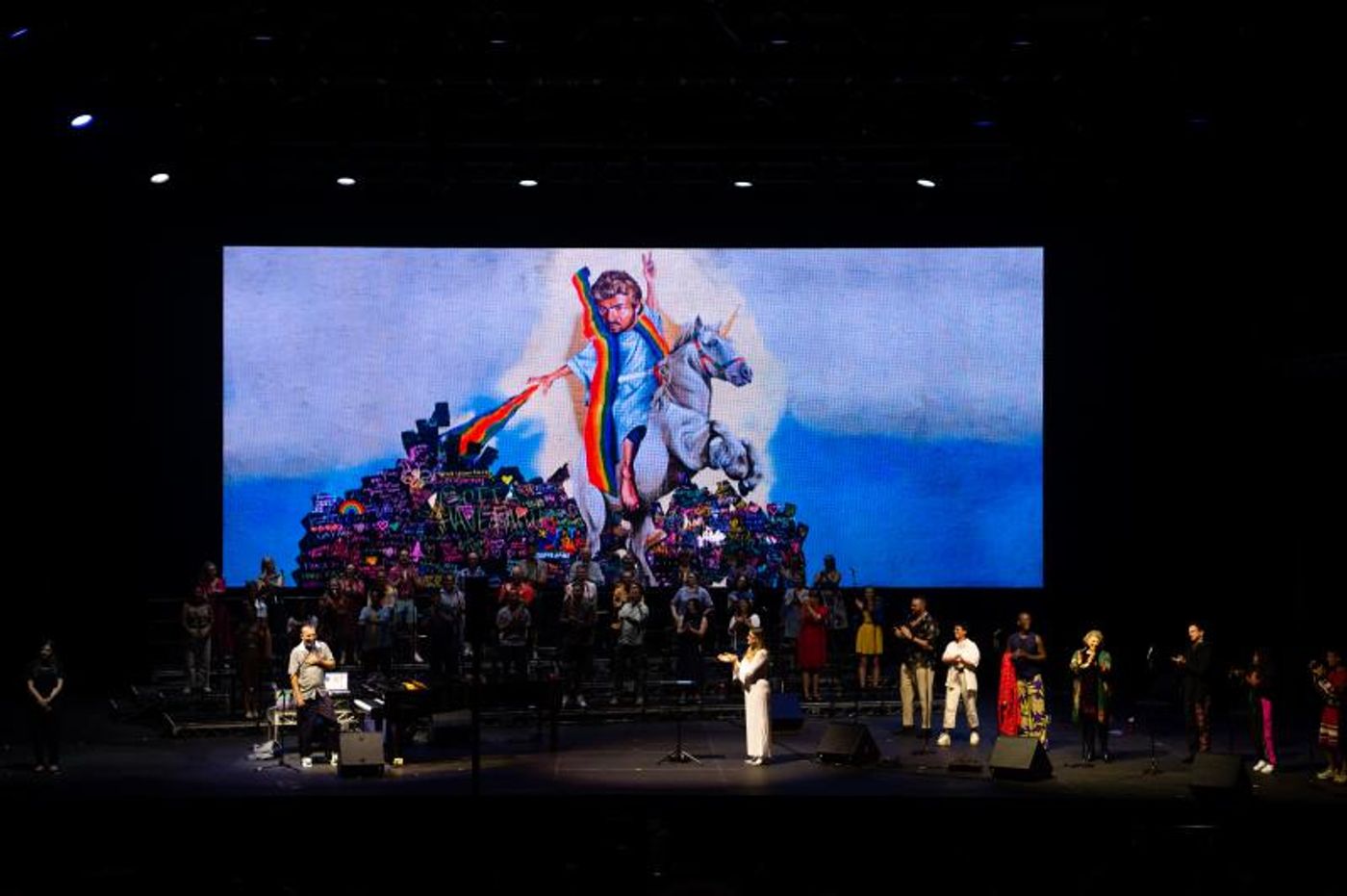 Review: THE RISE AND FALL OF SAINT GEORGE Is A Musical Account Of Australia's Modern History Of The Road To Marriage Equality & The Resilience Of The Queer Community Review: THE RISE AND FALL OF SAINT GEORGE Is A Musical Account Of Australia's Modern History Of The Road To Marriage Equality & The Resilience Of The Queer Community Image