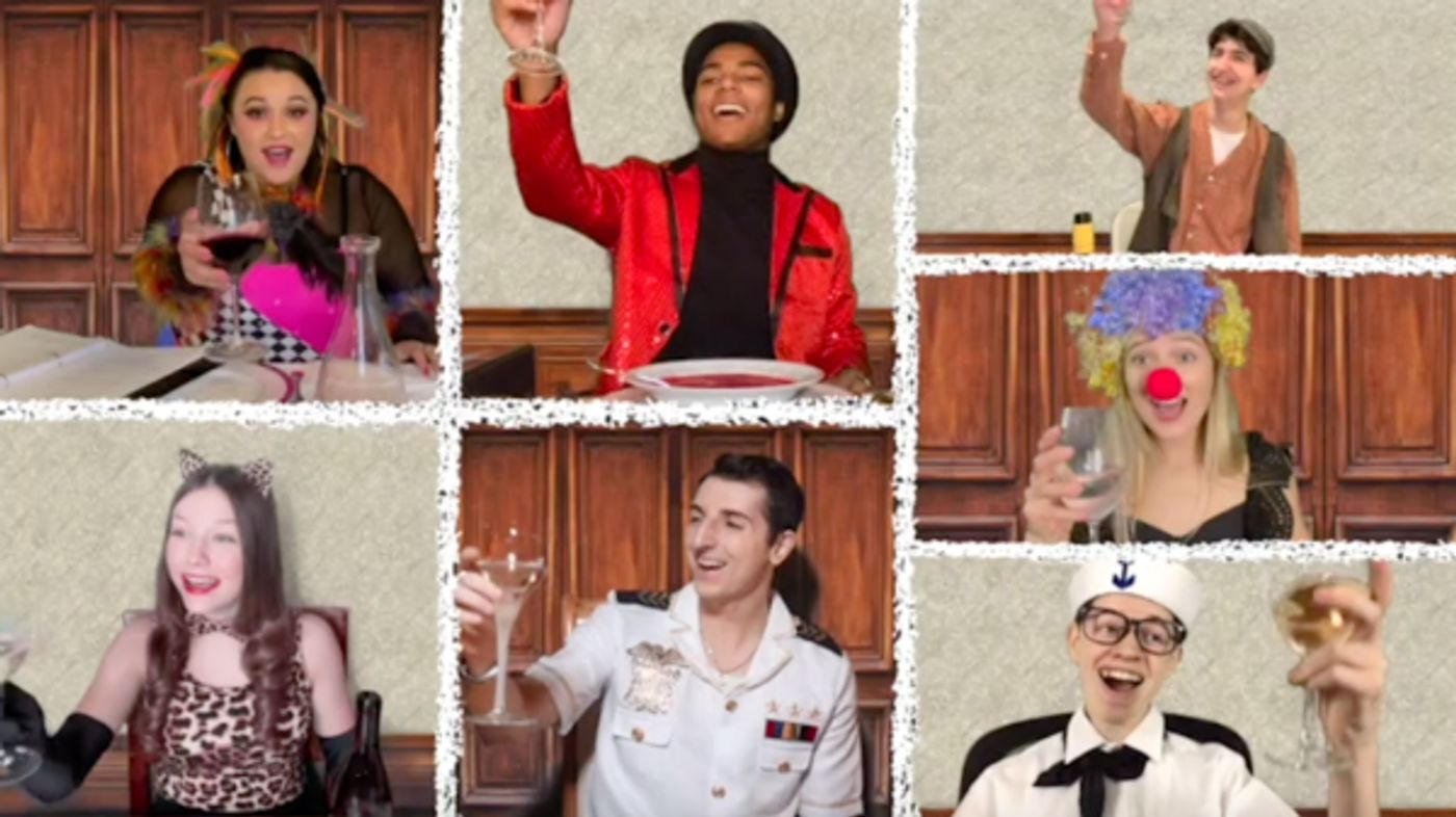 Photo Flash: Andréa Burns, Laura Osnes, and Jackie Burns Surprise Casts Of BAA Onstage's DEAR EDWINA and A KILLER PARTY  Image