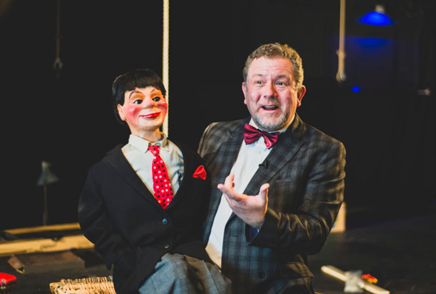 Photo Flash: See Jon Culshaw, Matthew Kelly, Jemma Redgrave and Adrian Scarborough Filming BARNES' PEOPLE  Image