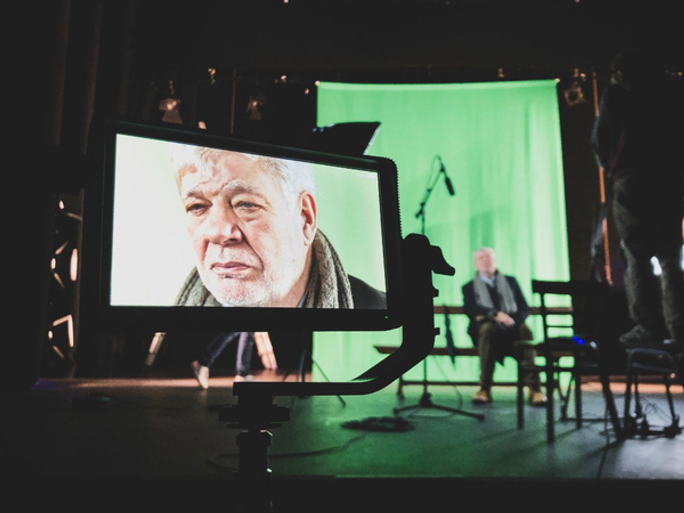 Photo Flash: See Jon Culshaw, Matthew Kelly, Jemma Redgrave and Adrian Scarborough Filming BARNES' PEOPLE  Image