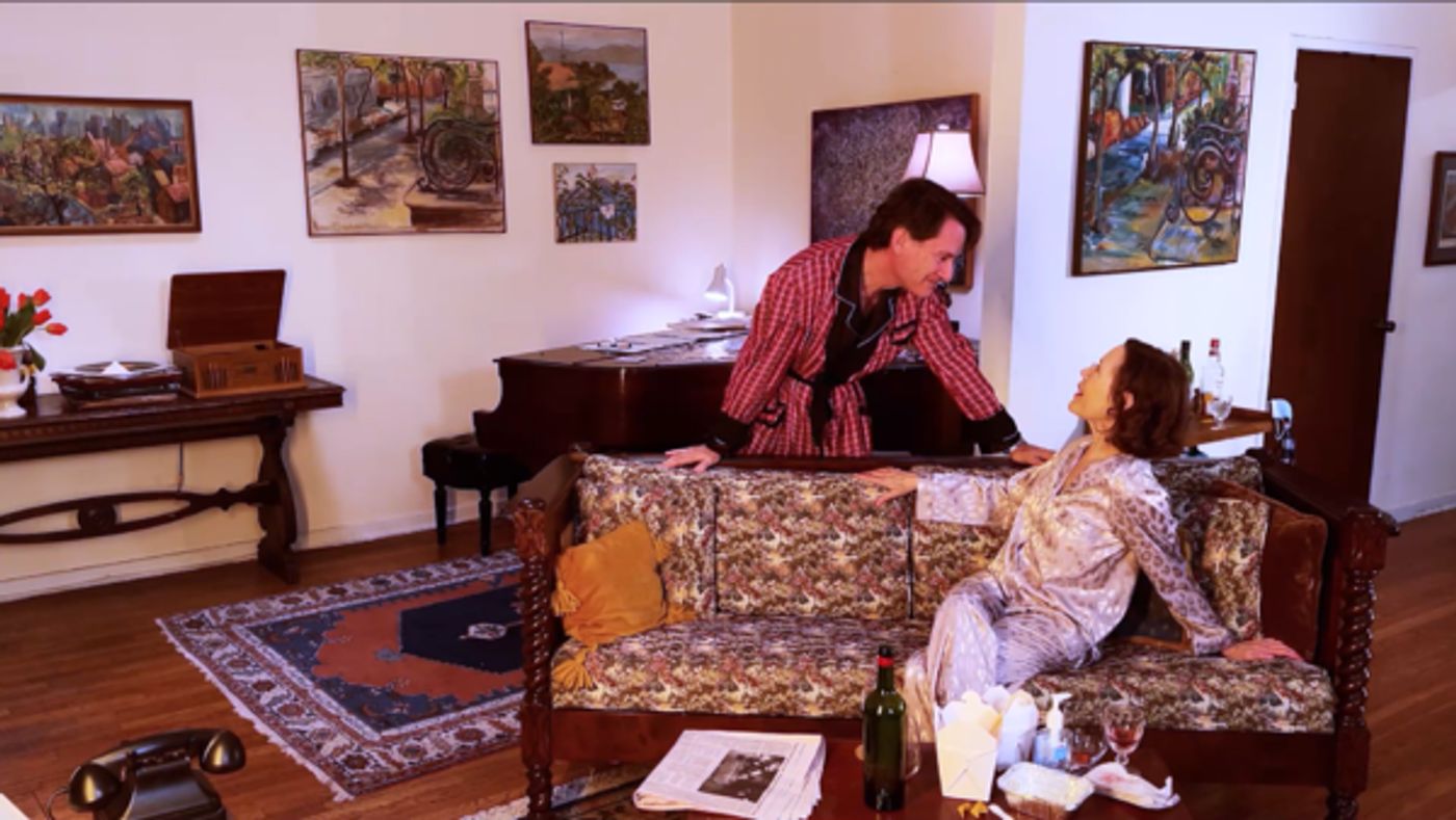 Photo Flash: Playhouse On Park Presents ELYOT & AMANDA: ALL ALONE From Noël Coward's PRIVATE LIVES  Image