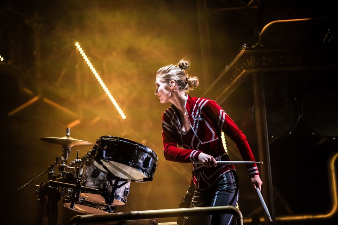 Review: A High Energy Spectacle of Light And Sound, DRUMMER QUEEN Seeks To Shift Perceptions About Women In Percussion.  Image