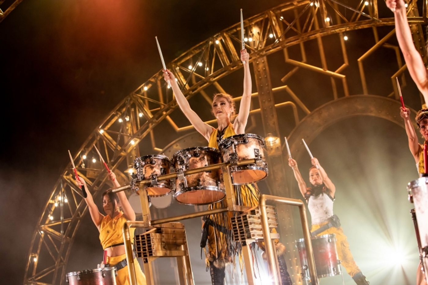 Review: A High Energy Spectacle of Light And Sound, DRUMMER QUEEN Seeks To Shift Perceptions About Women In Percussion.  Image