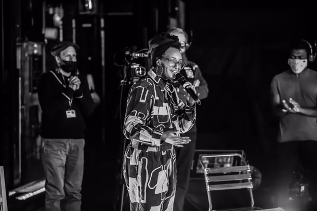 Tinuke Craig at Behind the Scenes of Curve Leicester's THE COLOR PURPLE - AT HOME