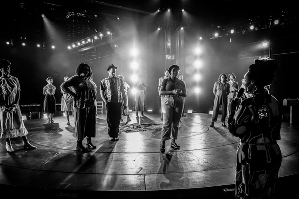 Cast at Behind the Scenes of Curve Leicester's THE COLOR PURPLE - AT HOME