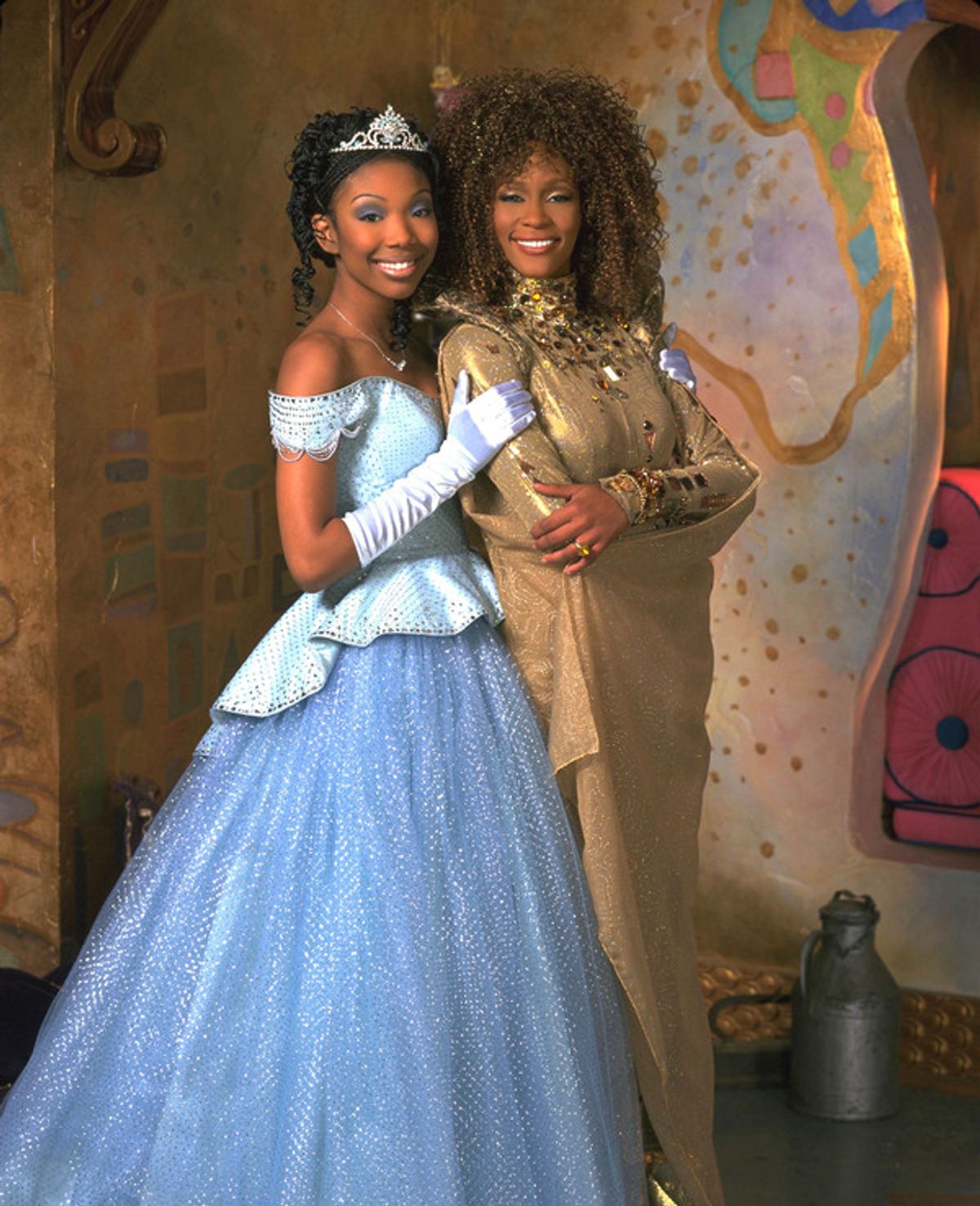 Brandy & Whitney Houston at 
