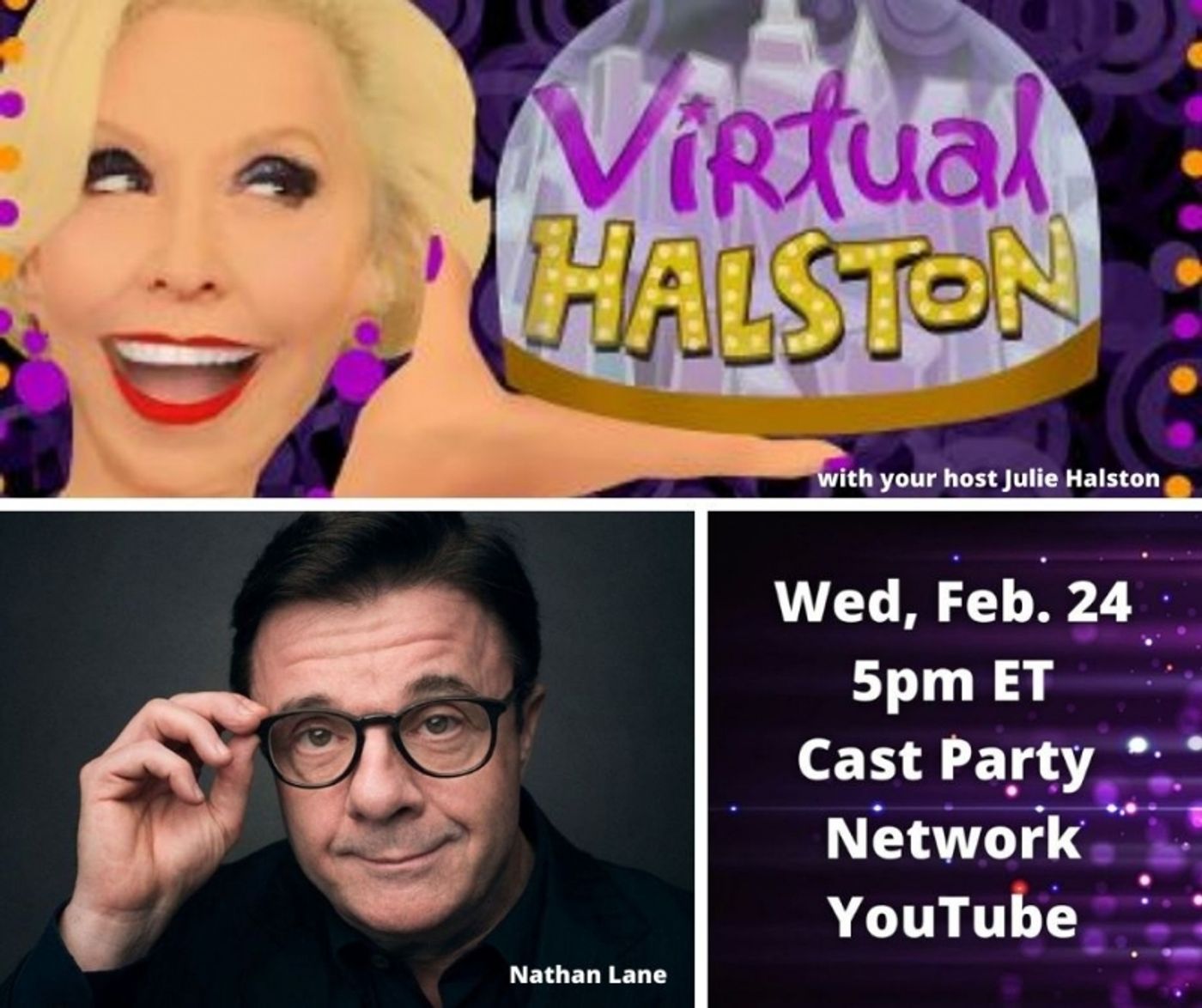 BWW Previews: A Special and Special Time for VIRTUAL HALSTON:  Nathan Lane on February 24th  Image