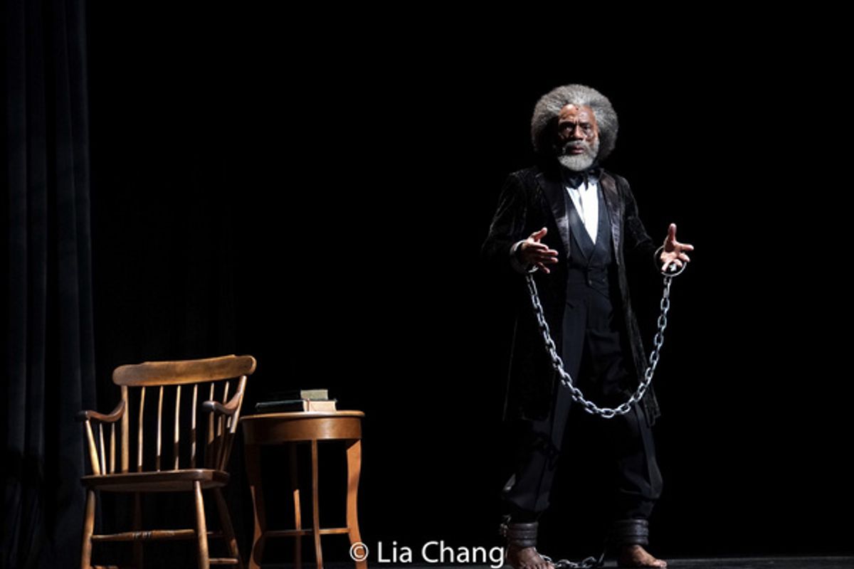 Andre De Shields as Frederick Douglass at Photos/Video: Andre De Shields in FREDERICK DOUGLASS: MINE EYES HAVE SEEN THE GLORY at Flushing Town Hall