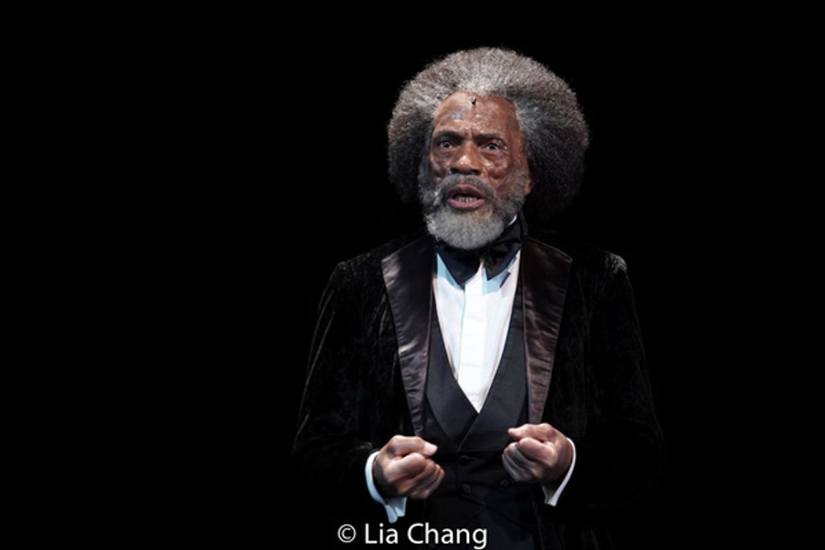 Andre De Shields as Frederick Douglass at 