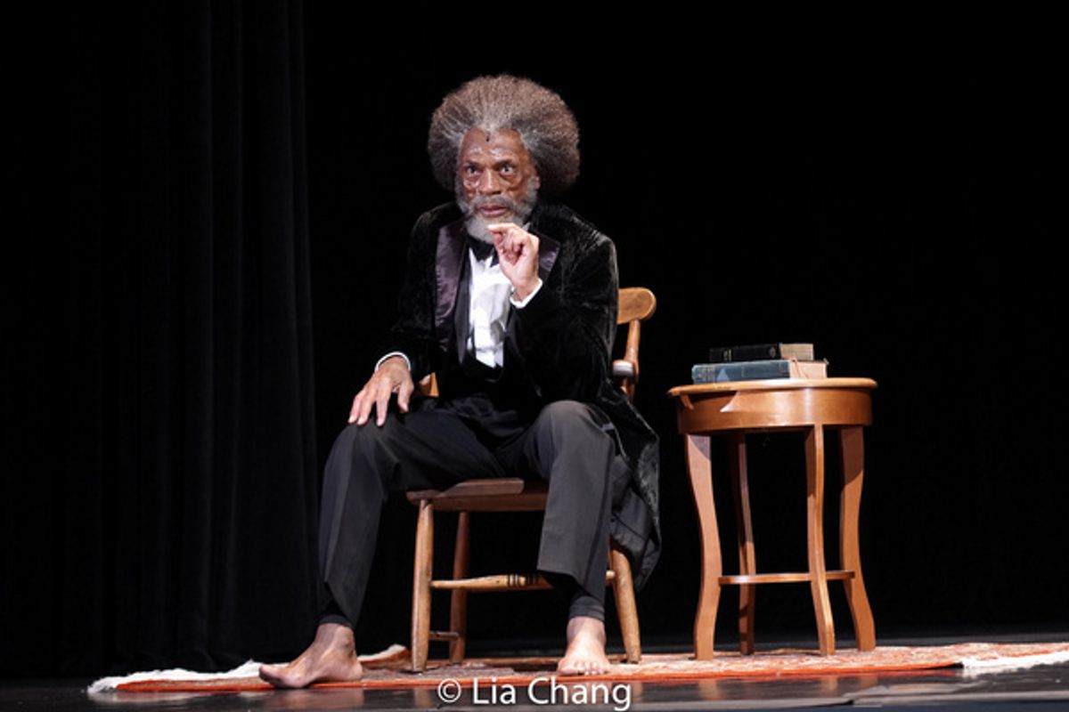 Andre De Shields as Frederick Douglass at 