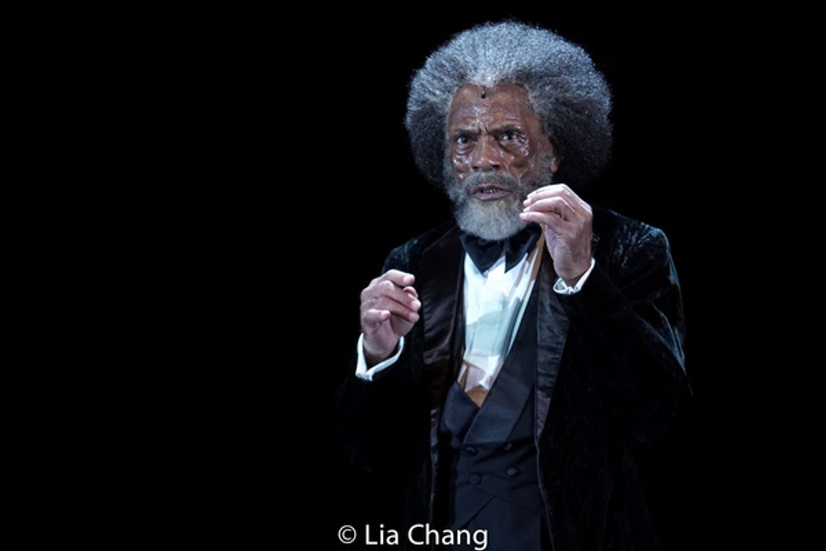 Andre De Shields as Frederick Douglass at 