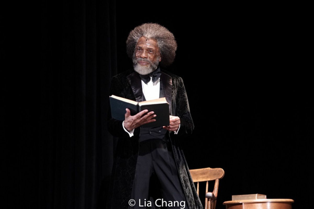 Andre De Shields as Frederick Douglass at 