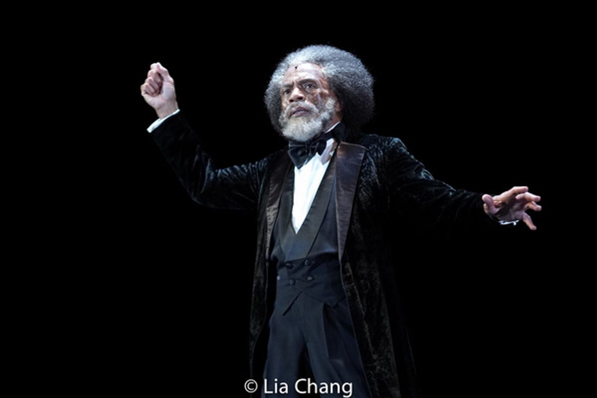Andre De Shields as Frederick Douglass at 