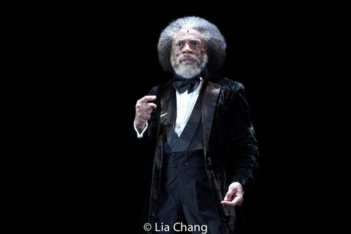 Andre De Shields as Frederick Douglass at 