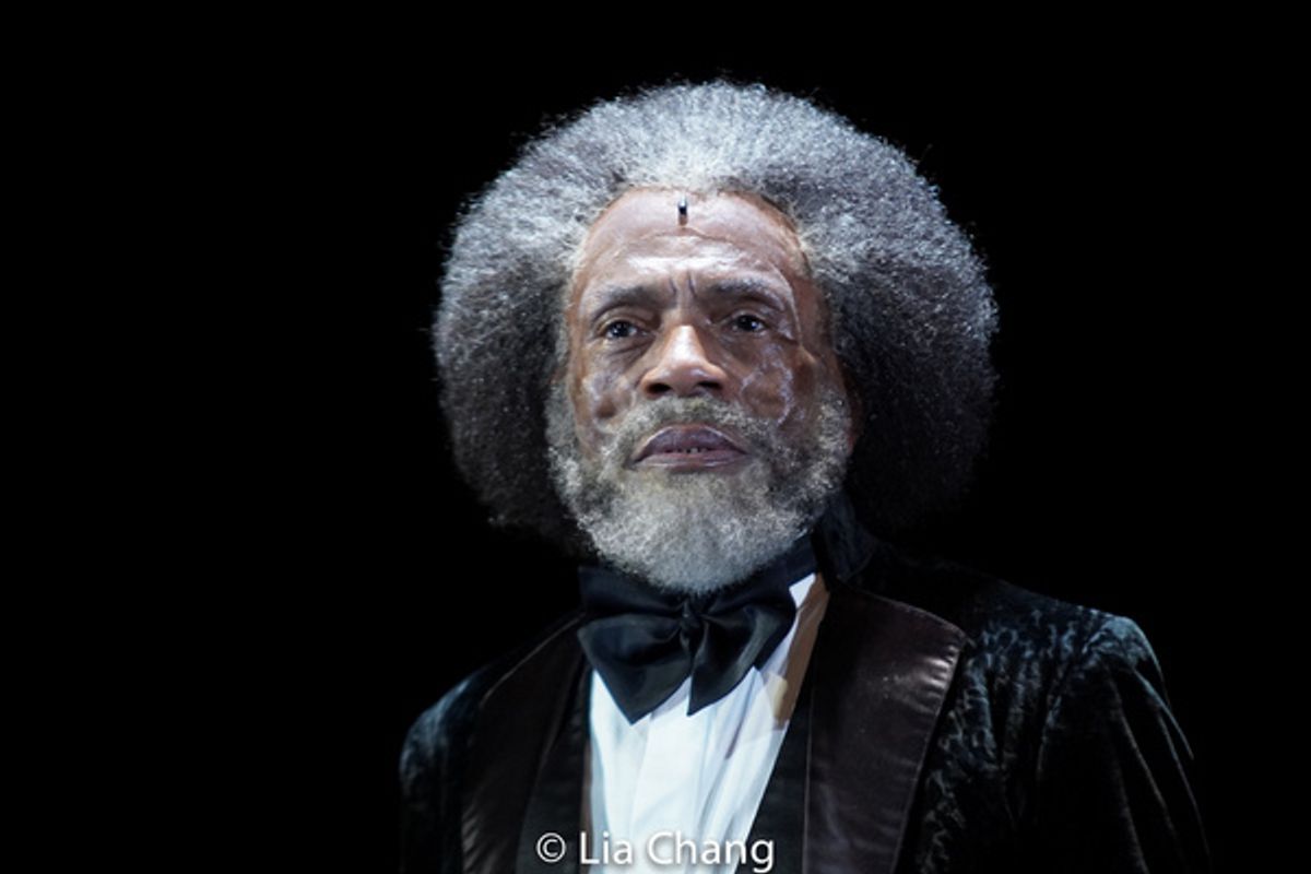 Andre De Shields as Frederick Douglass at 