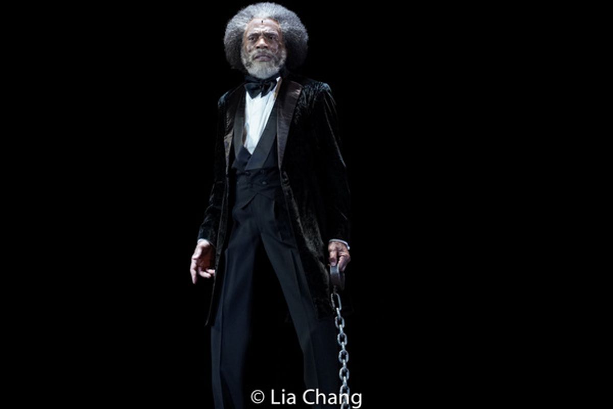 Andre De Shields as Frederick Douglass at 